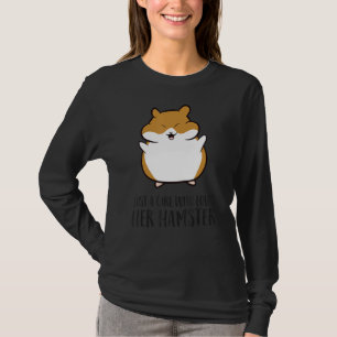 Camiseta Apenas Uma Menina Que Ama O Hamster