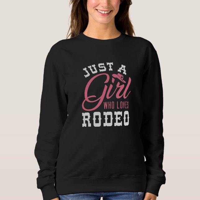 Camiseta Apenas Uma Menina Que Ama O Rodeo (Frente)