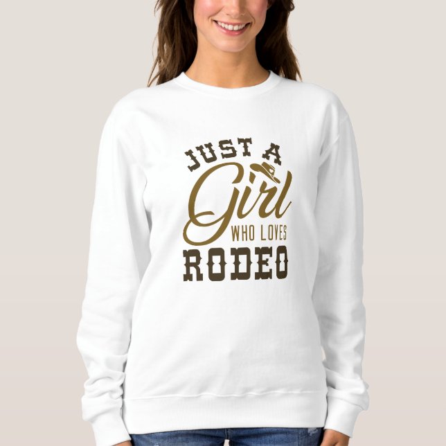 Camiseta Apenas Uma Menina Que Ama O Rodeo (Frente)
