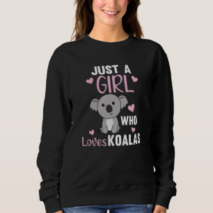 Camiseta Apenas Uma Menina Que Ama O Urso Koalas Cute Koala