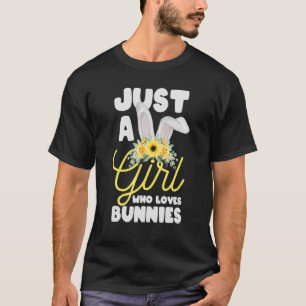 Camiseta Apenas Uma Menina Que Ama O Zoicultor De Coelhos D