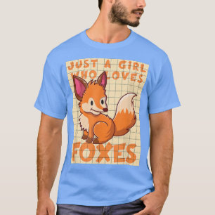Camiseta Apenas Uma Menina Que Ama Os inimigos Kawaii Cute