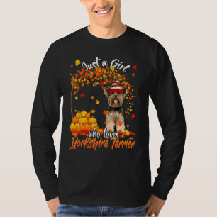 Camiseta Apenas Uma Menina Que Ama Os Obrigados De Cachorro