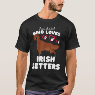 Camiseta Apenas Uma Menina Que Ama Os Setores Irlandeses Be