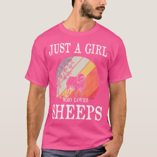 Camiseta Apenas Uma Menina Que Ama Ovelhas