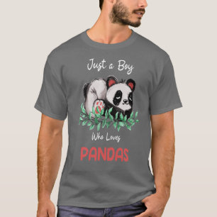 Camiseta Apenas Uma Menina Que Ama Pandas