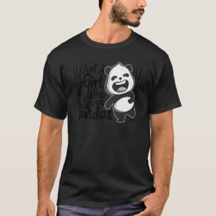 Camiseta Apenas Uma Menina Que Ama Pandas Animal Para Mulhe