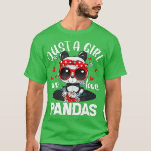 Camiseta Apenas Uma Menina Que Ama Pandas Cute Panda (11)