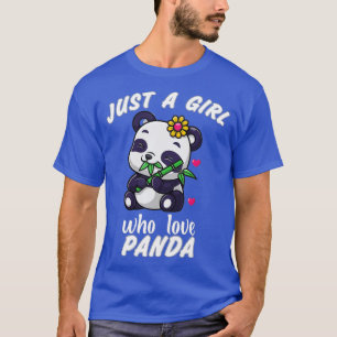 Camiseta Apenas Uma Menina Que Ama Pandas Cute Panda (7)