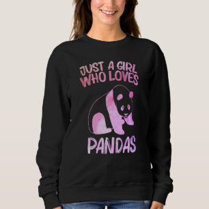Camiseta Apenas Uma Menina Que Ama Pandas Para Mulheres Gat