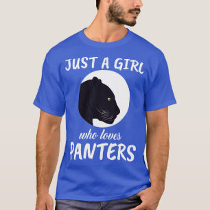 Camiseta Apenas Uma Menina Que Ama Panteras