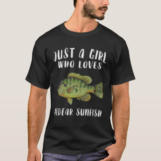 Camiseta Apenas Uma Menina Que Ama Peixe-Sol Alucinante Em 