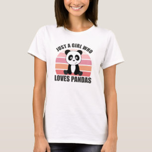 Camiseta Apenas Uma Menina Que Ama Pelas Doce Animais