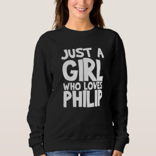 Camiseta Apenas Uma Menina Que Ama Philip