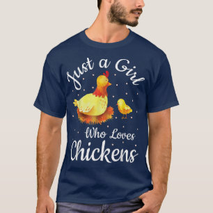 Camiseta Apenas Uma Menina Que Ama Pintinho Da Família Farm