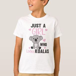 Camiseta Apenas Uma Menina Que Ama Porcos Cute Piglet