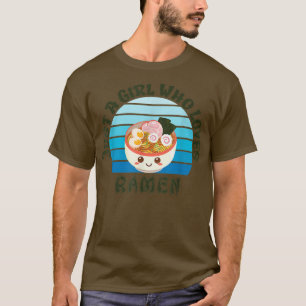 Camiseta Apenas Uma Menina Que Ama Ramen - Nood Japonês Kaw