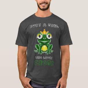 Camiseta Apenas Uma Menina Que Ama Sapos 1
