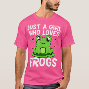 Camiseta Apenas Uma Menina Que Ama Sapos Sapos Engraçados