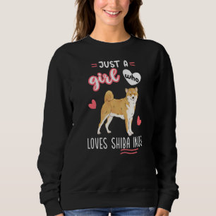 Camiseta Apenas Uma Menina Que Ama Shiba Inus