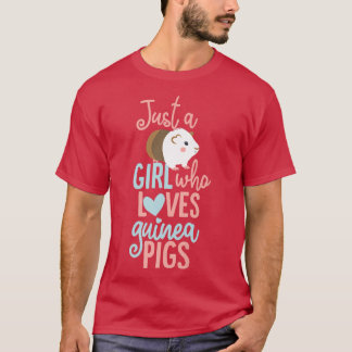 Camiseta Apenas Uma Menina Que Ama Suínos859