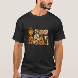 Camiseta Apenas uma Pata Assustadora Cachorrinho de Hallowe