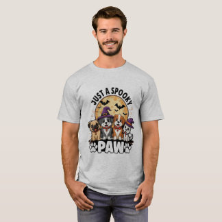 Camiseta Apenas uma Pata Assustadora | Cachorros Fofos de H