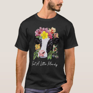 Camiseta Apenas Uma Pequena Fazenda Mundial De Vacas Leitei