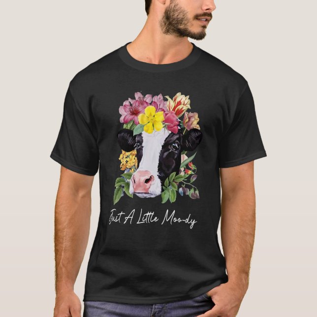 Camiseta Apenas Uma Pequena Fazenda Mundial De Vacas Leitei (Frente)