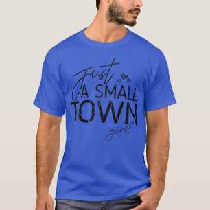 Camiseta Apenas uma pequena garota vigarista aflita mulhere