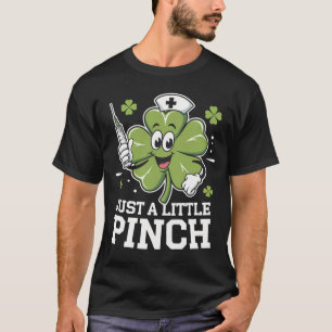 Camiseta Apenas Uma Pequena Mordida Enfermeira Dia de São P