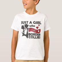 Apenas Uma Rapariga Adora As Collies Da Fronteira