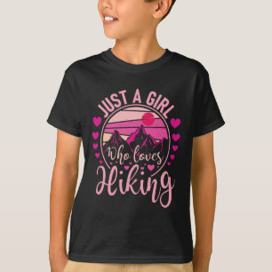 Camiseta Apenas Uma Rapariga Que Ama Caminhar - Andarilha M