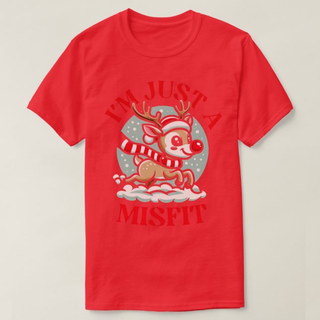 Camiseta Apenas uma Reindedora Inadequada (Frente do Design)