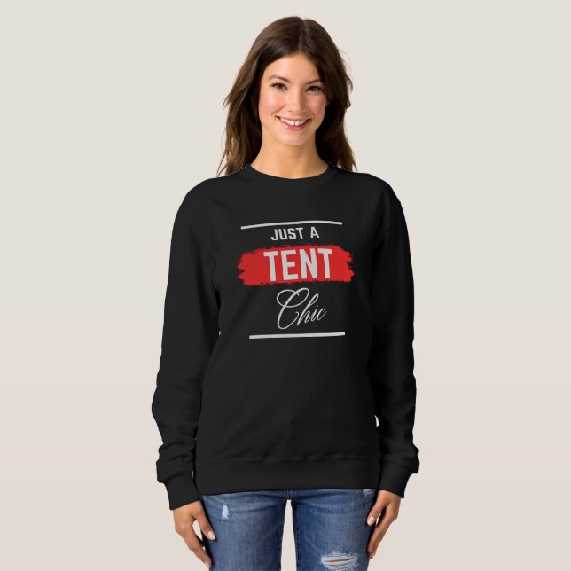 Camiseta Apenas uma tipografia Chic de Tenda, Profissional, (Frente Completa)