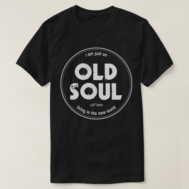 Camiseta Apenas Uma Velha Alma Oliver Anthony (Frente do Design)