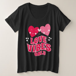 Camiseta Apenas Vibes do Amor do dia de os namorados