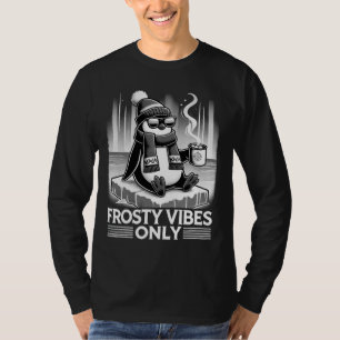 Camiseta Apenas Víblias congeladas - Pinguim minimalista pa