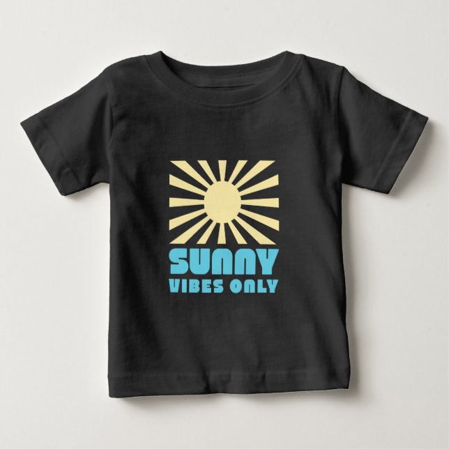Camiseta Apenas Víblias Sunny - Gráfico de Sol Retroativo N (Frente)