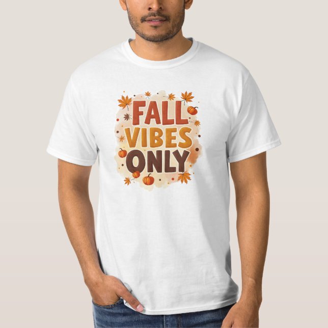Camiseta Apenas Vibrações de Outono (Frente)