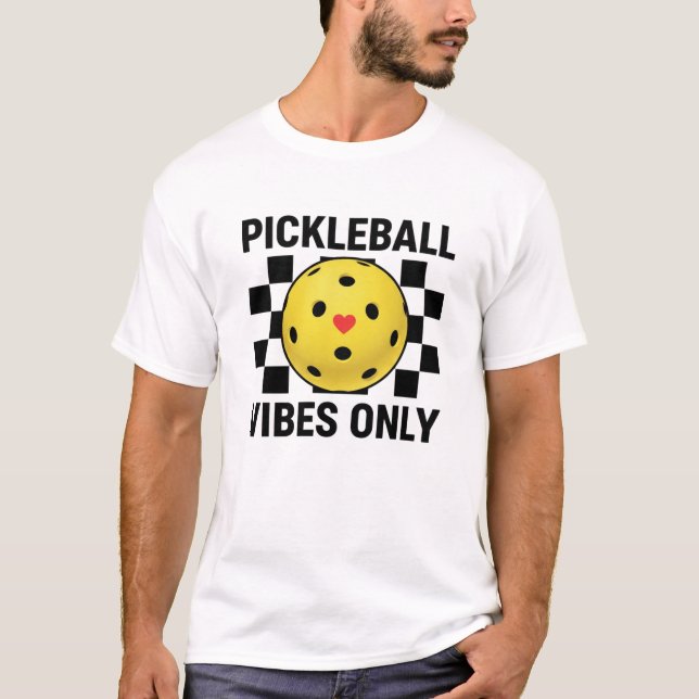 Camiseta Apenas Vibrações de Pickleball (Frente)