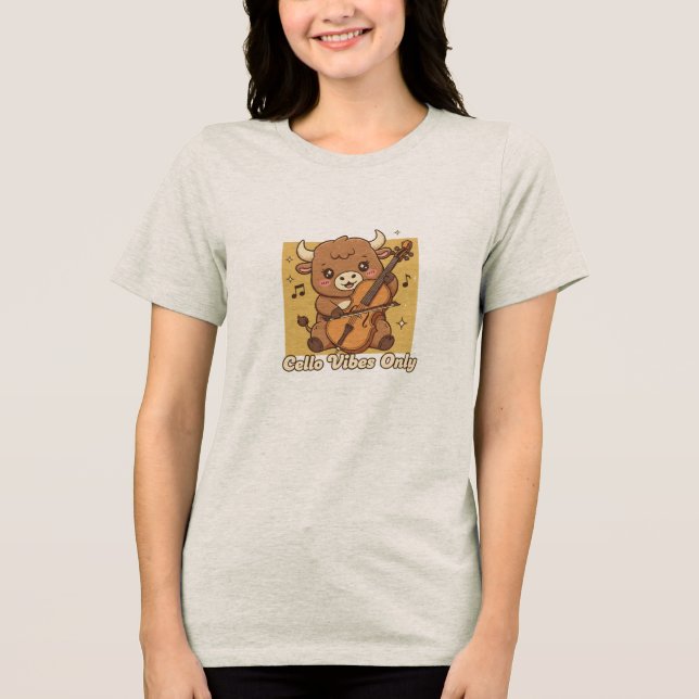 Camiseta Apenas Vibrações de Violoncelo (Frente)