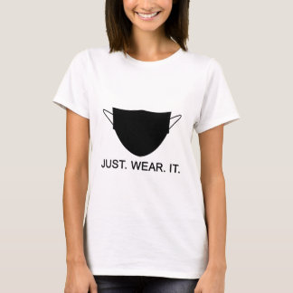Camiseta APENAS VISTA-O - Vista Um Slogan De Máscara