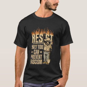 Camiseta Apenas Você Pode Prevenir o Urso Fascista Resistir