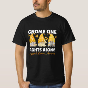Camiseta Apêndice Cancer Apendicite Cancer Faixa âmbar
