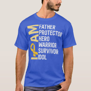 Camiseta Apêndice Sensibilização do Cancer Eu Sou Padre Her