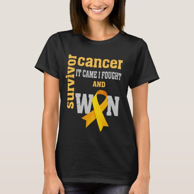 Camiseta Apêndice Sensibilização do Cancer que eu lutei e g (Frente)