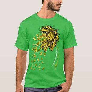 Camiseta Apêndice Sensibilização girassol ninguém luta sozi
