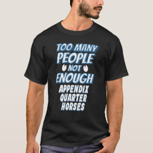Camiseta Apêndice Trimestre de Cavalo