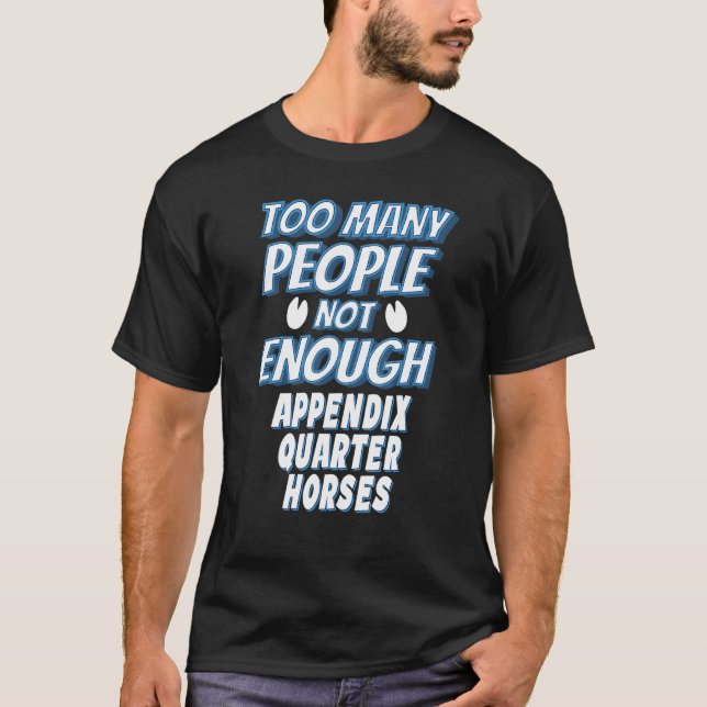 Camiseta Apêndice Trimestre de Cavalo (Frente)